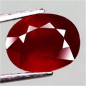 Fabulous! Oval blood Red Ruby