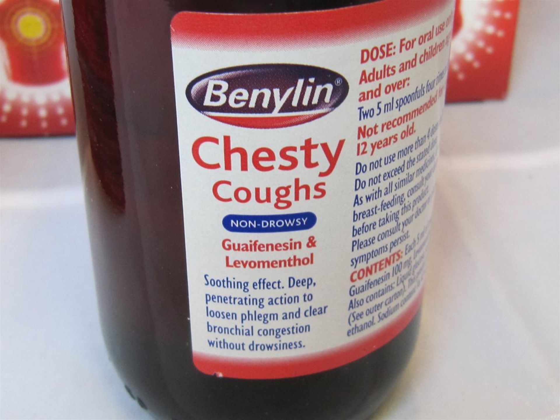 34) 6 x Benylin Chesty Cough Syrup. 150ml each. No vat on Hammer. - Bild 4 aus 4