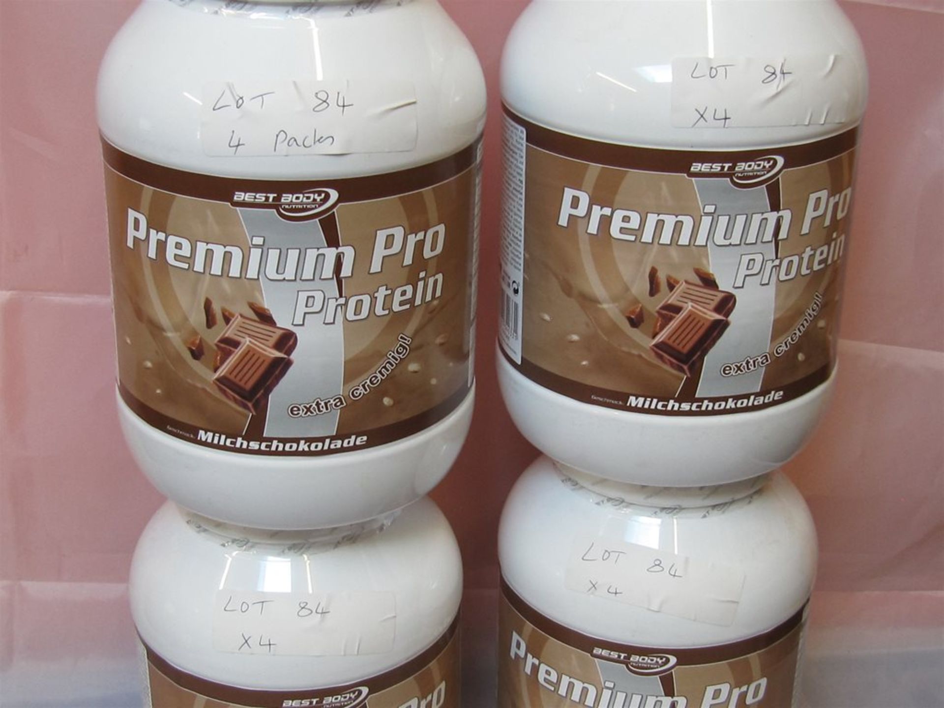 84) 4 x Pro Protein Powder. 750g each. No vat on Hammer. - Image 3 of 4