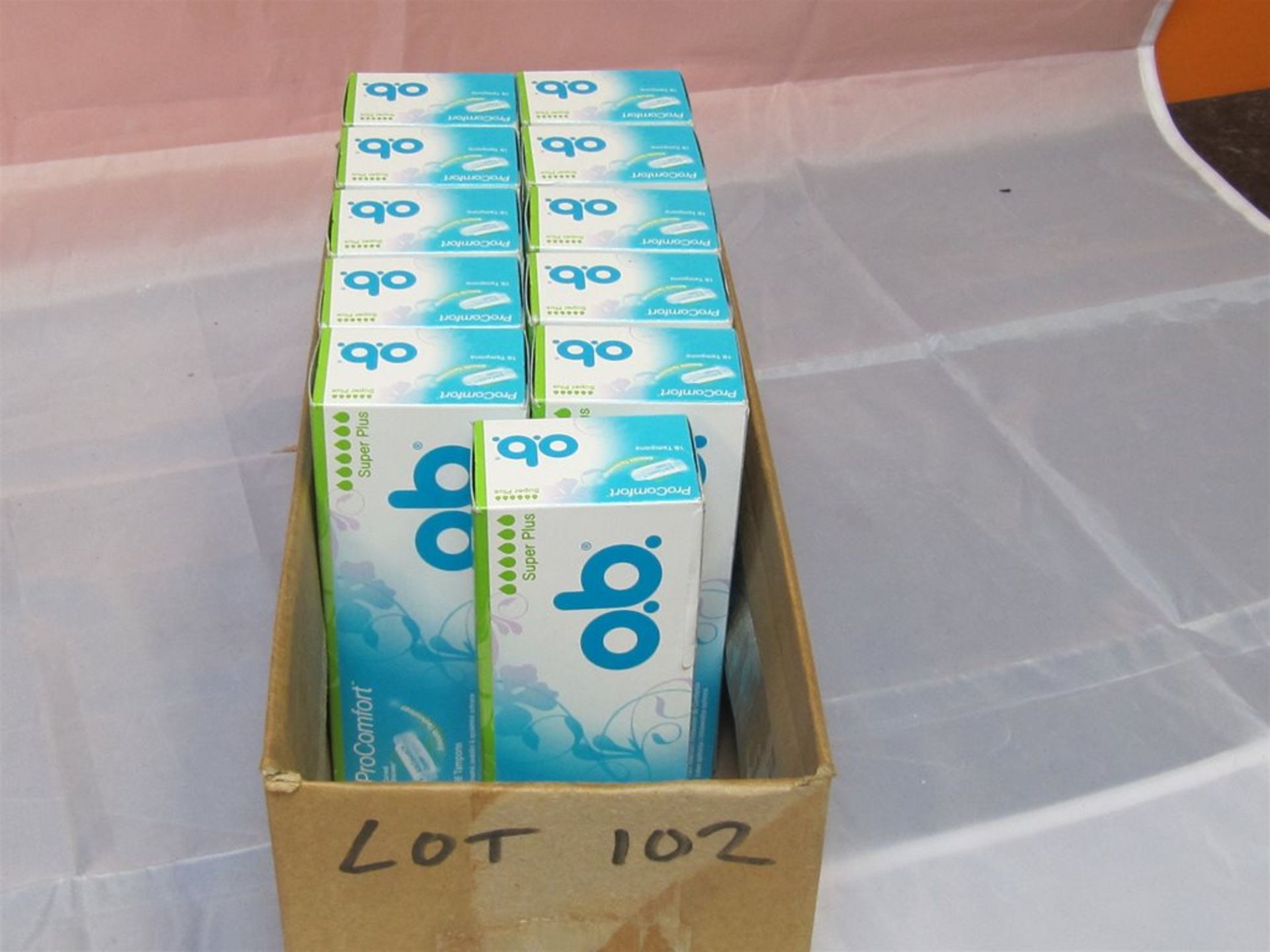 102) 11 x O.B. ProComfort Packs of Tampons. No vat on Hammer. - Bild 3 aus 3