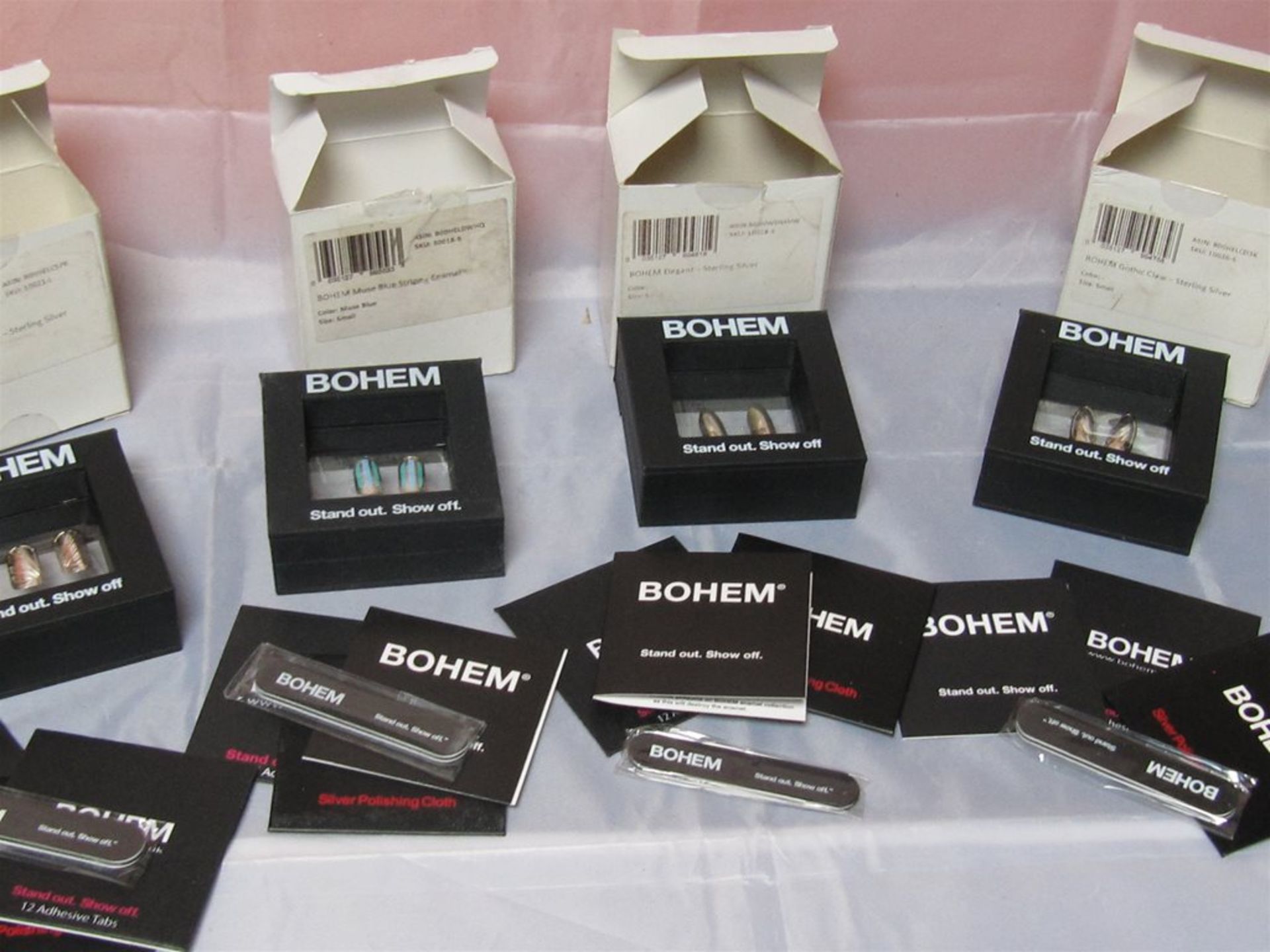 148) 4 x Sterling Silver "Bohem" False Nail Kits. No vat on Hammer.