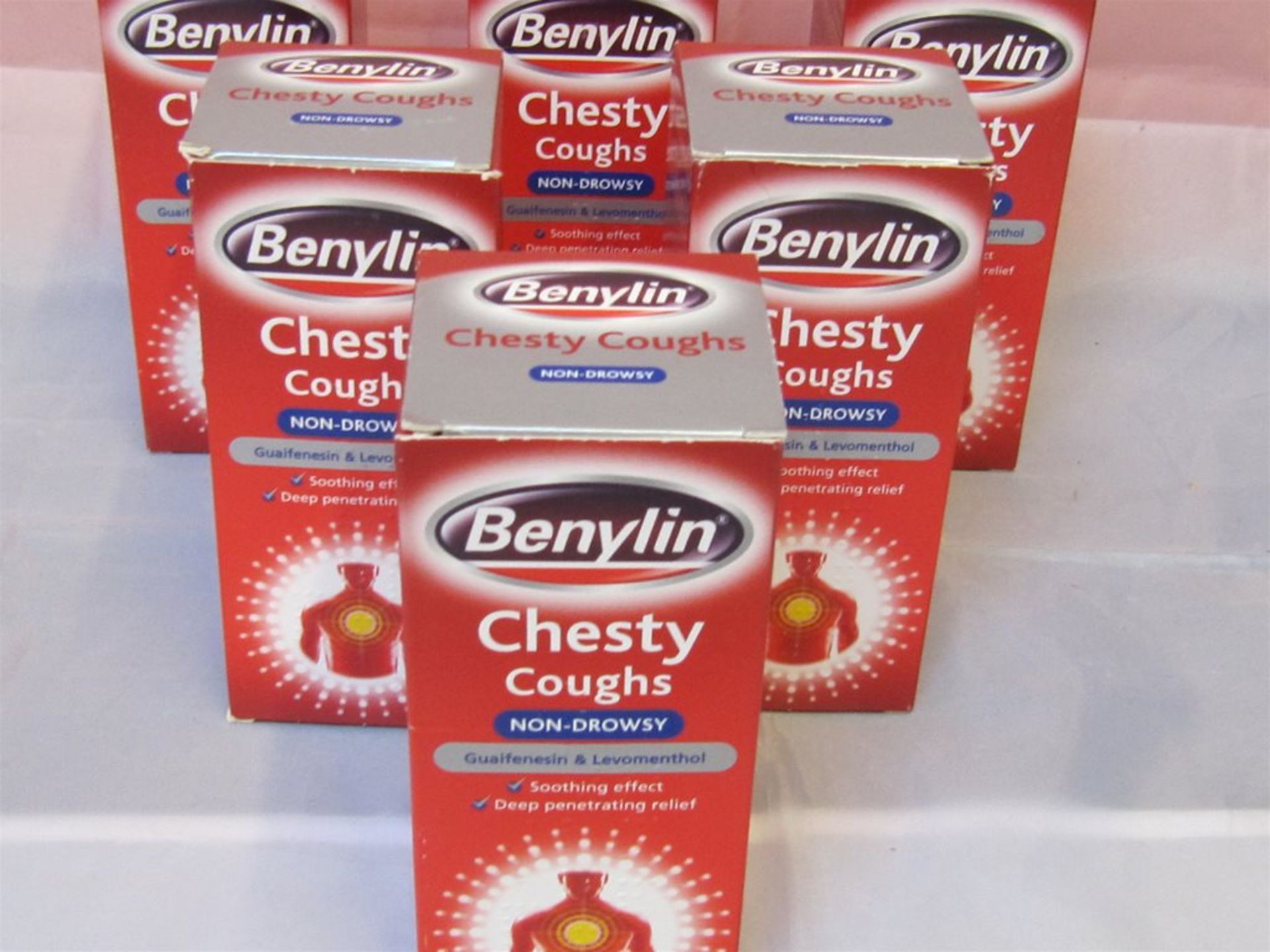 34) 6 x Benylin Chesty Cough Syrup. 150ml each. No vat on Hammer. - Bild 3 aus 4