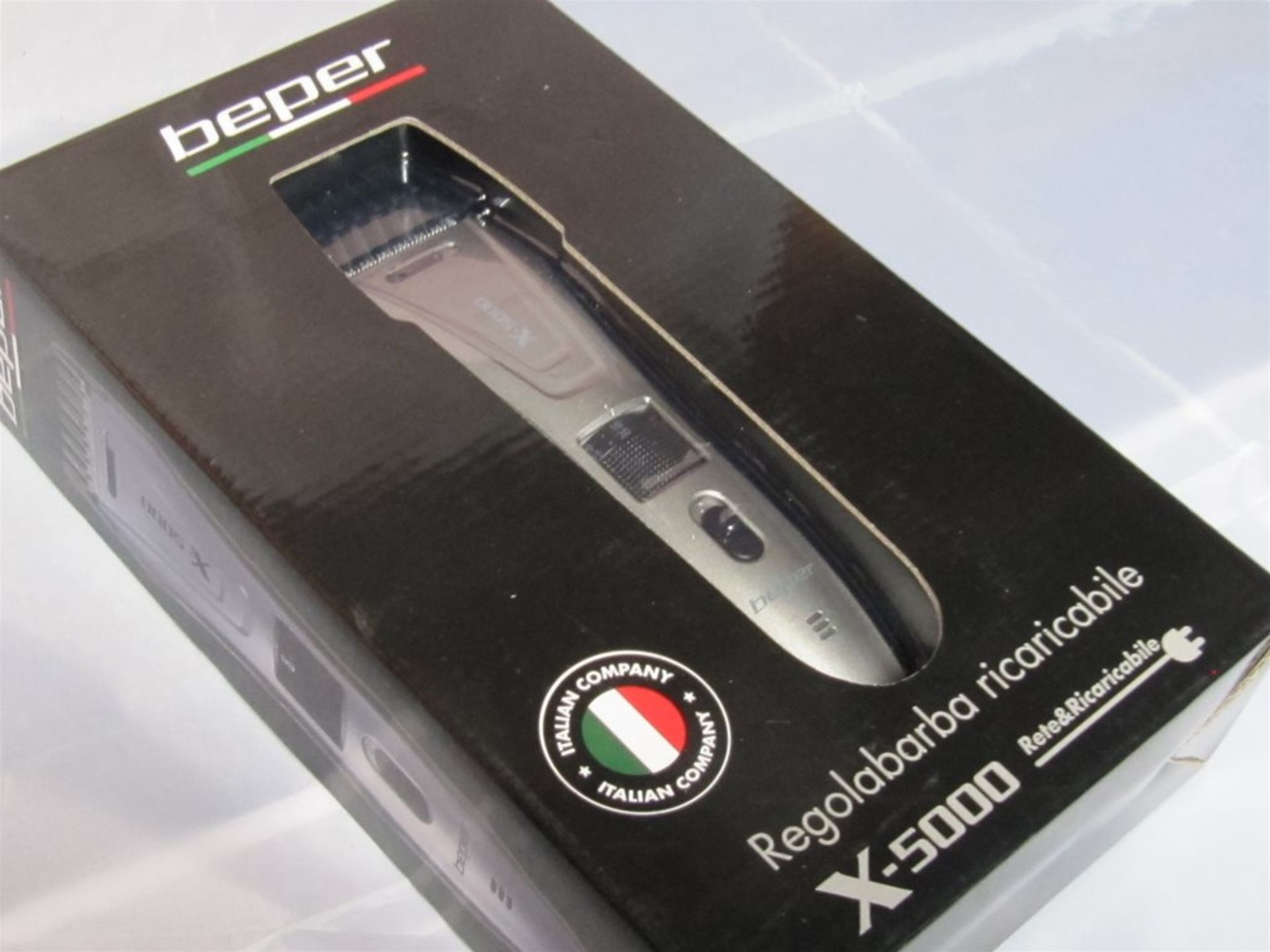 153) BEPER Hair and Beard Trimmer. Cordless, Rechargable. No vat on Hammer.