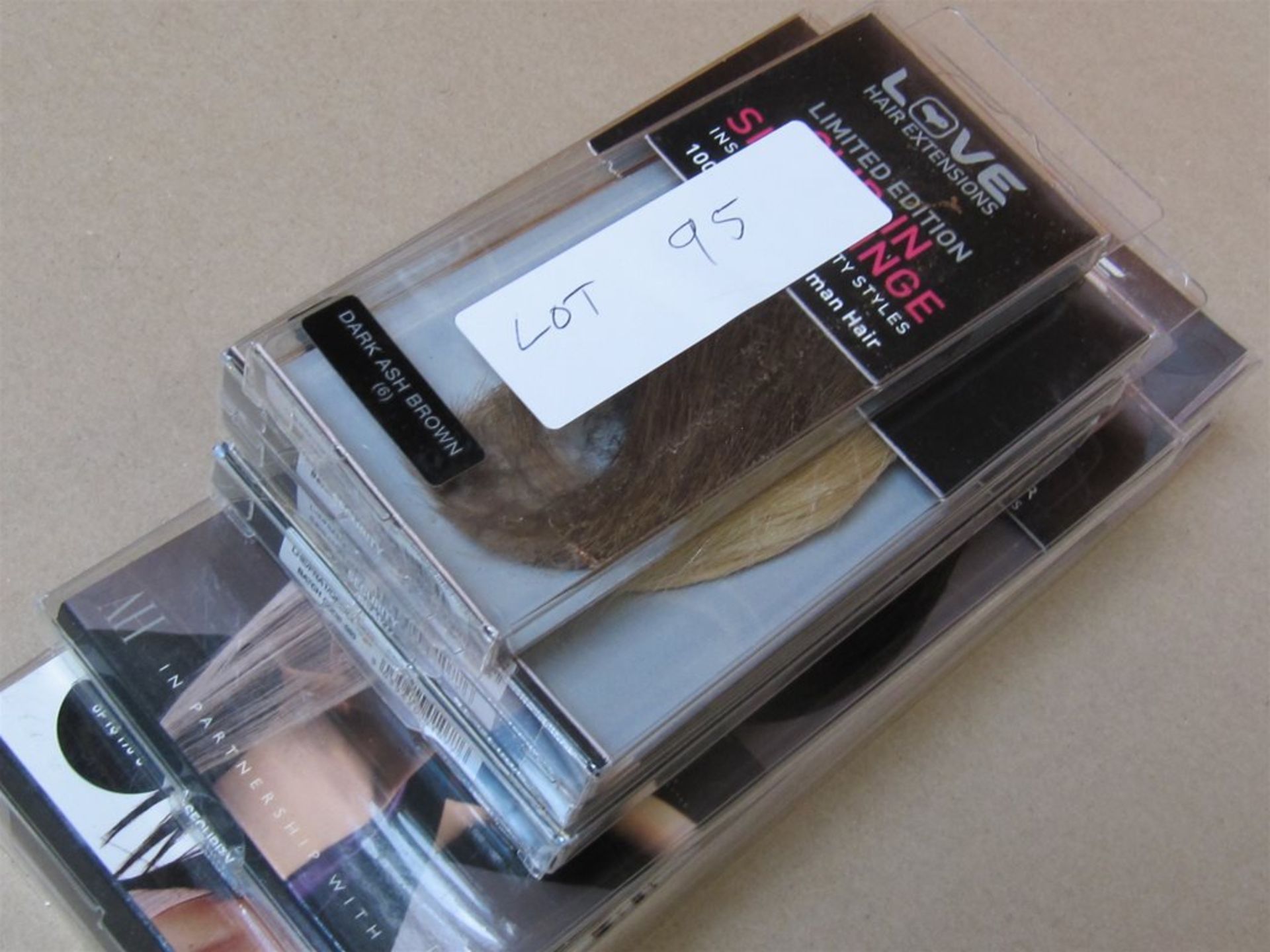 95) 8 x Quality various Clip in Hair Extension. No vat on Hammer. - Bild 3 aus 4