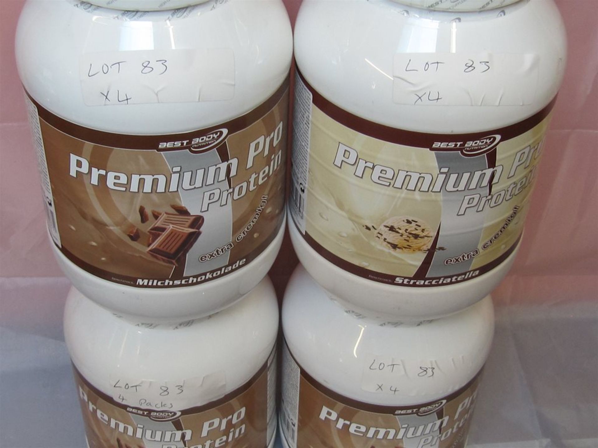 83) 4 x Pro Protein Powder. 750g each. No vat on Hammer. - Bild 4 aus 4