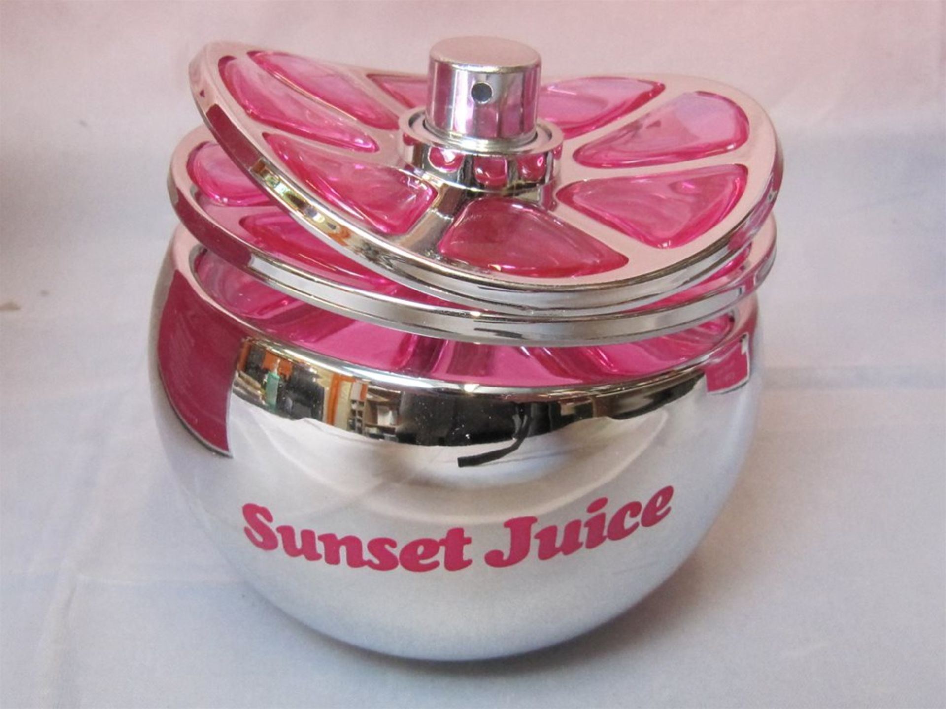 128) 5 x Georges Mezotti "Sunset Juice" Perfume. 100ml each. No vat on Hammer. - Image 2 of 4