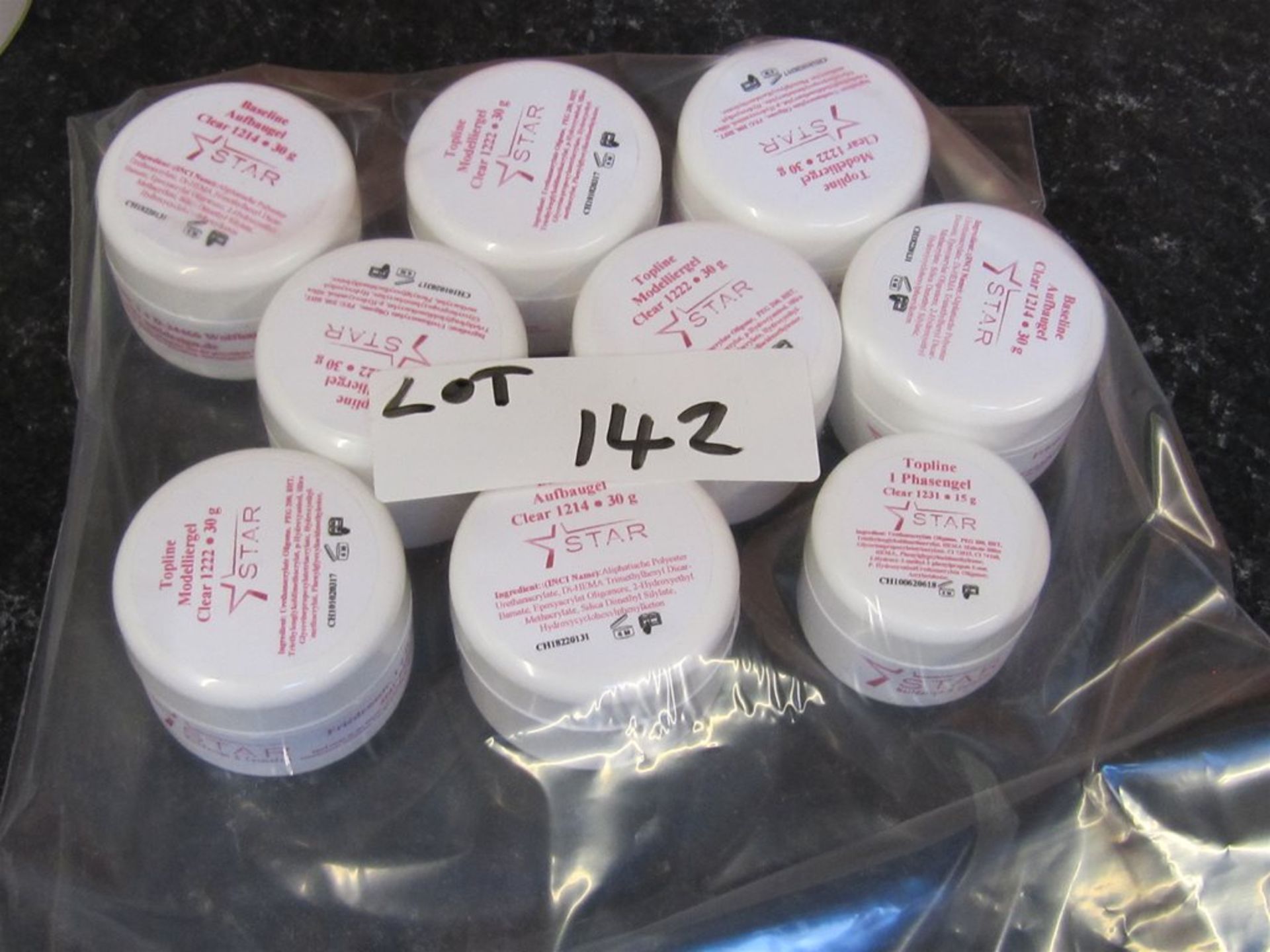 142) 9 x Various Gels by STAR Cosmetics. No vat on Hammer. - Image 4 of 4