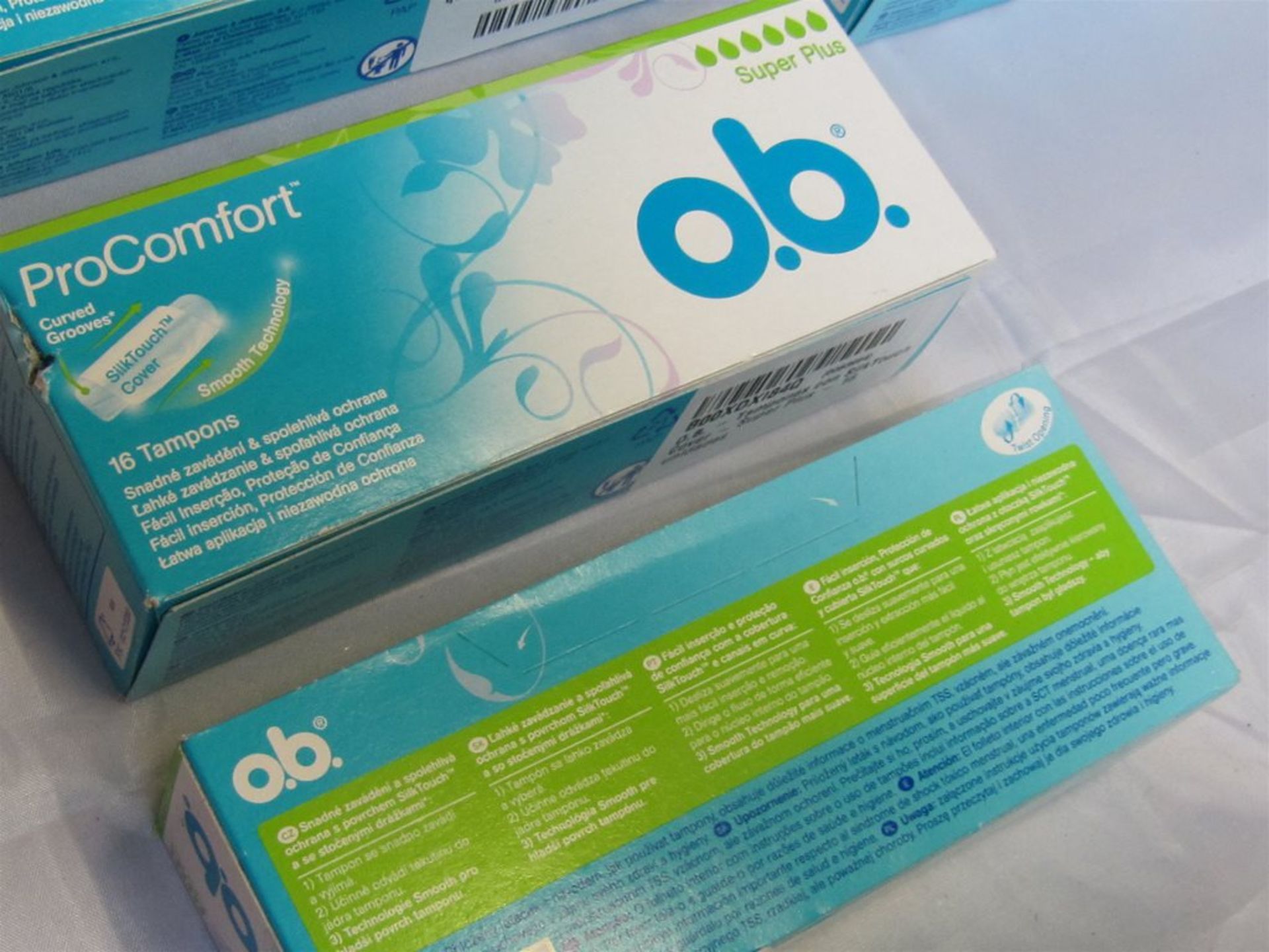 102) 11 x O.B. ProComfort Packs of Tampons. No vat on Hammer. - Bild 2 aus 3