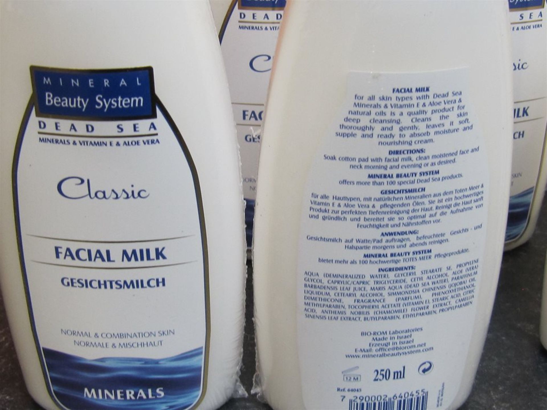 120) 13 x Facial Milk. 250ml each. No vat on Hammer. - Image 2 of 2