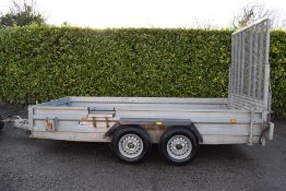Indespension GT26126 Braked 12' x 6' Twin Axle Goods Trailer