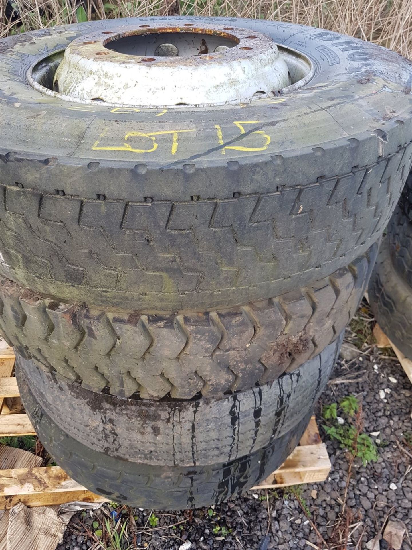 4x 22.5 Assorted Tyres