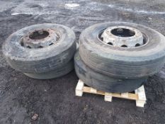 4x 11 | 22.5 Truck Front Steer Tyres