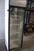 Norcool upright refrigerated glass fronted display fridge 240v
