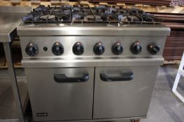 lincat 6 burner natural gas oven