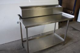 Stainless Steel Prep Table Work Station With Salad Bar