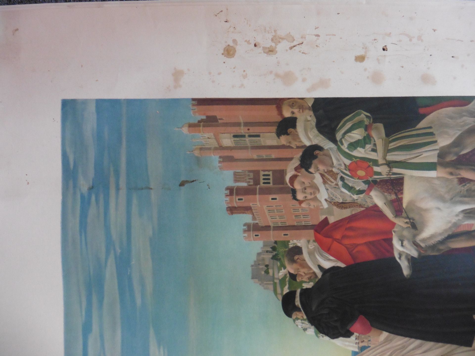 Vintage Thomas Nelson and sons art print possibly from an artwork by George Morrow - Image 2 of 3