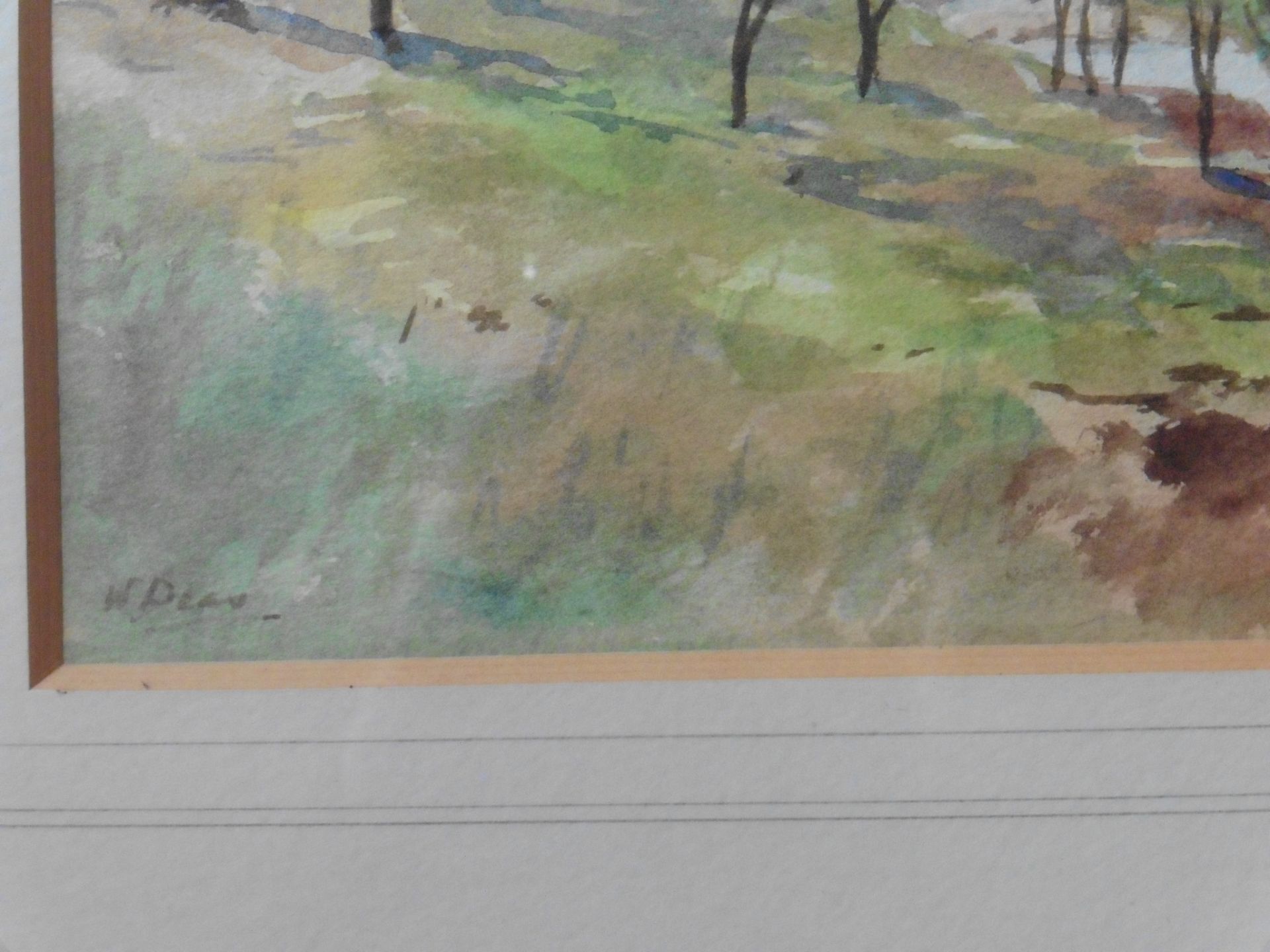 William Deas (20th century) signed Watercolour “Loch Tulla” - Image 2 of 6