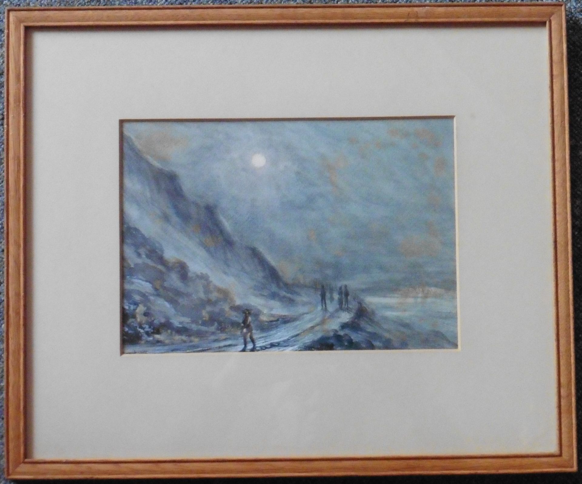 Herkis Hume Nesbit (Scottish 1849-1923) signed Watercolour “Evening Path” - Image 5 of 5