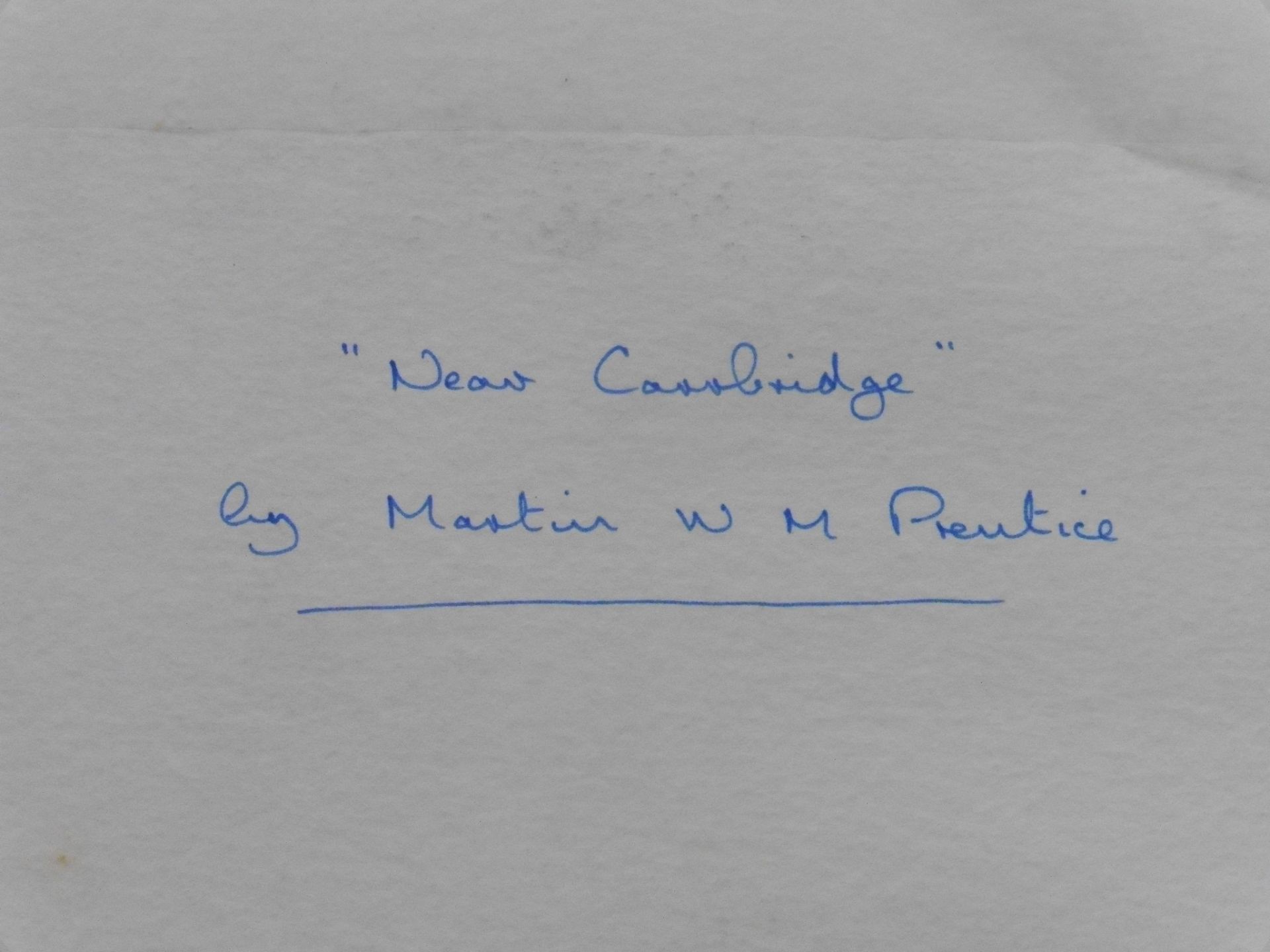 Martin W M Prentice signed watercolour “near Carrbridge” - Image 3 of 4