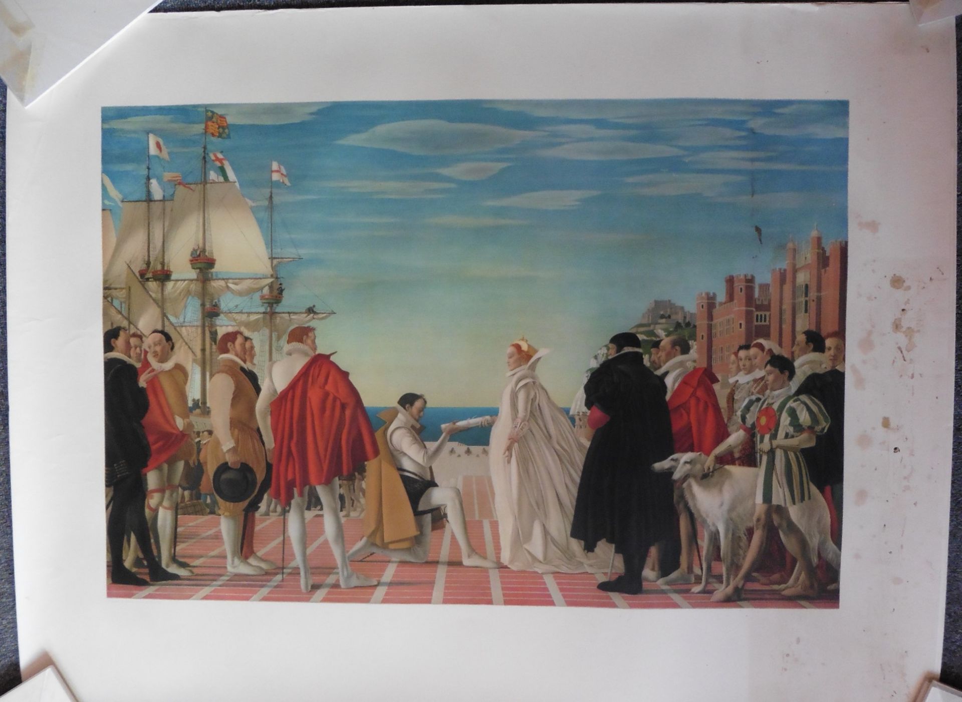 Vintage Thomas Nelson and sons art print possibly from an artwork by George Morrow - Image 3 of 3