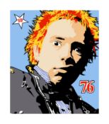 'Johnny Rotten 76' Limited Edition Giclee Print