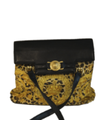 Versace Shoulder Bag With Gold Hardware