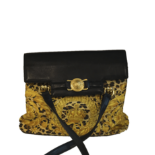 Versace Shoulder Bag With Gold Hardware