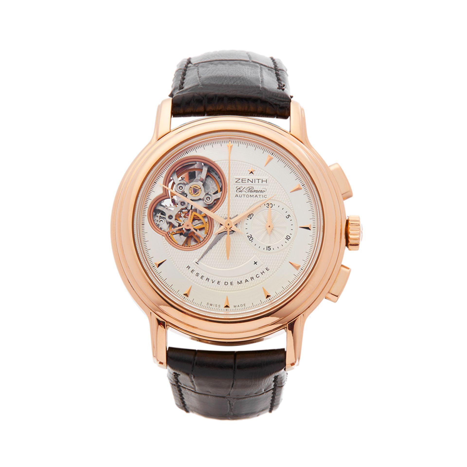 Zenith El Primero Chronomaster Chronograph 40mm 18K Rose Gold - 18.0240.4021 - Image 3 of 8