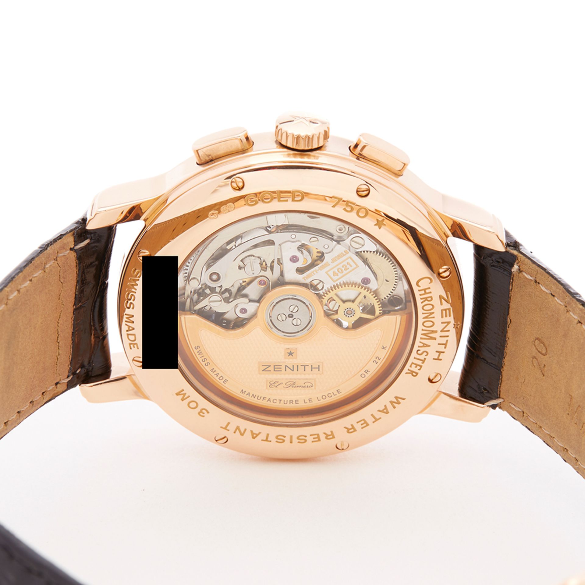 Zenith El Primero Chronomaster Chronograph 40mm 18K Rose Gold - 18.0240.4021 - Bild 7 aus 8