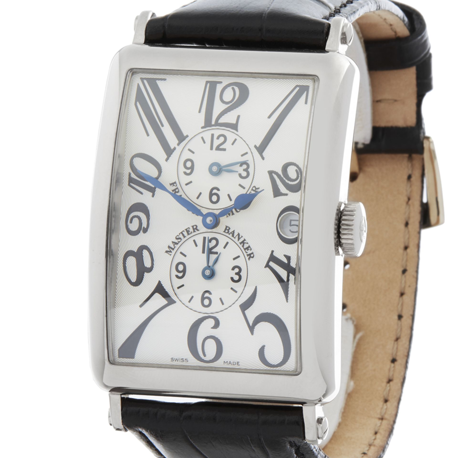 Franck Muller Master Banker 18K White Gold - 1200MB