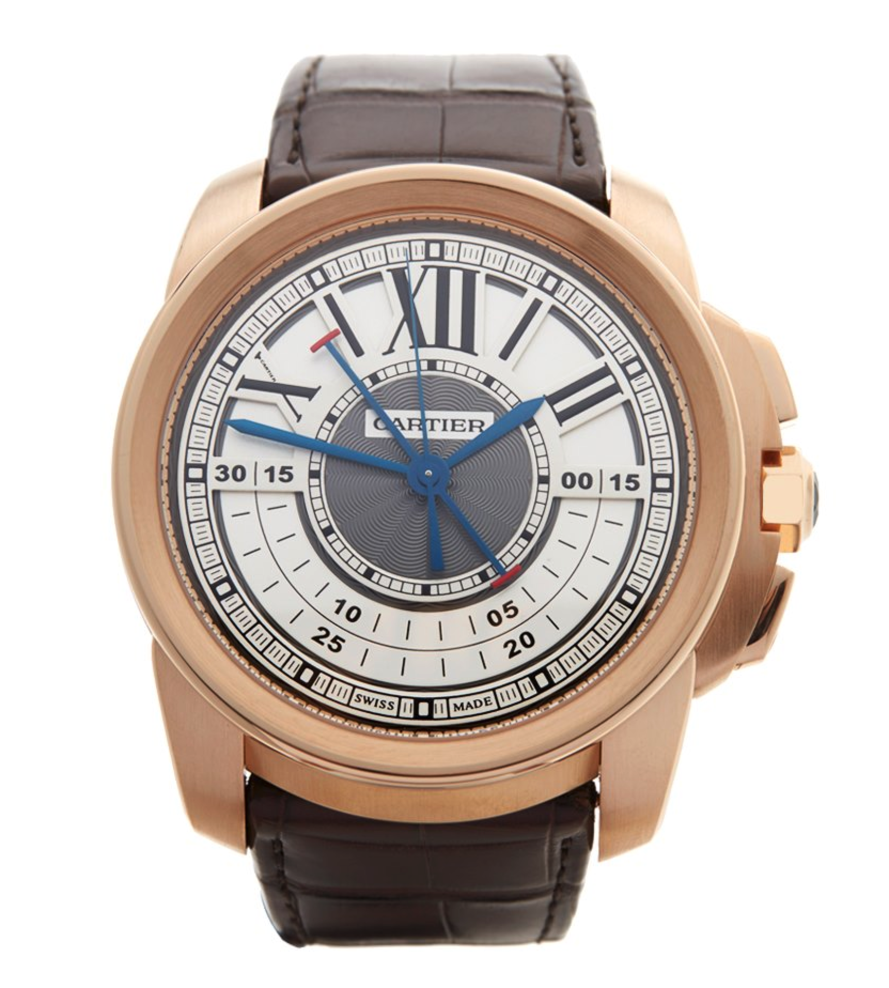 Cartier Calibre Central Chronograph 44mm 18K Rose Gold - 3242 or W7100004 - Image 7 of 9