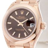 Rolex Datejust 28 28mm 18K Rose Gold - 279165