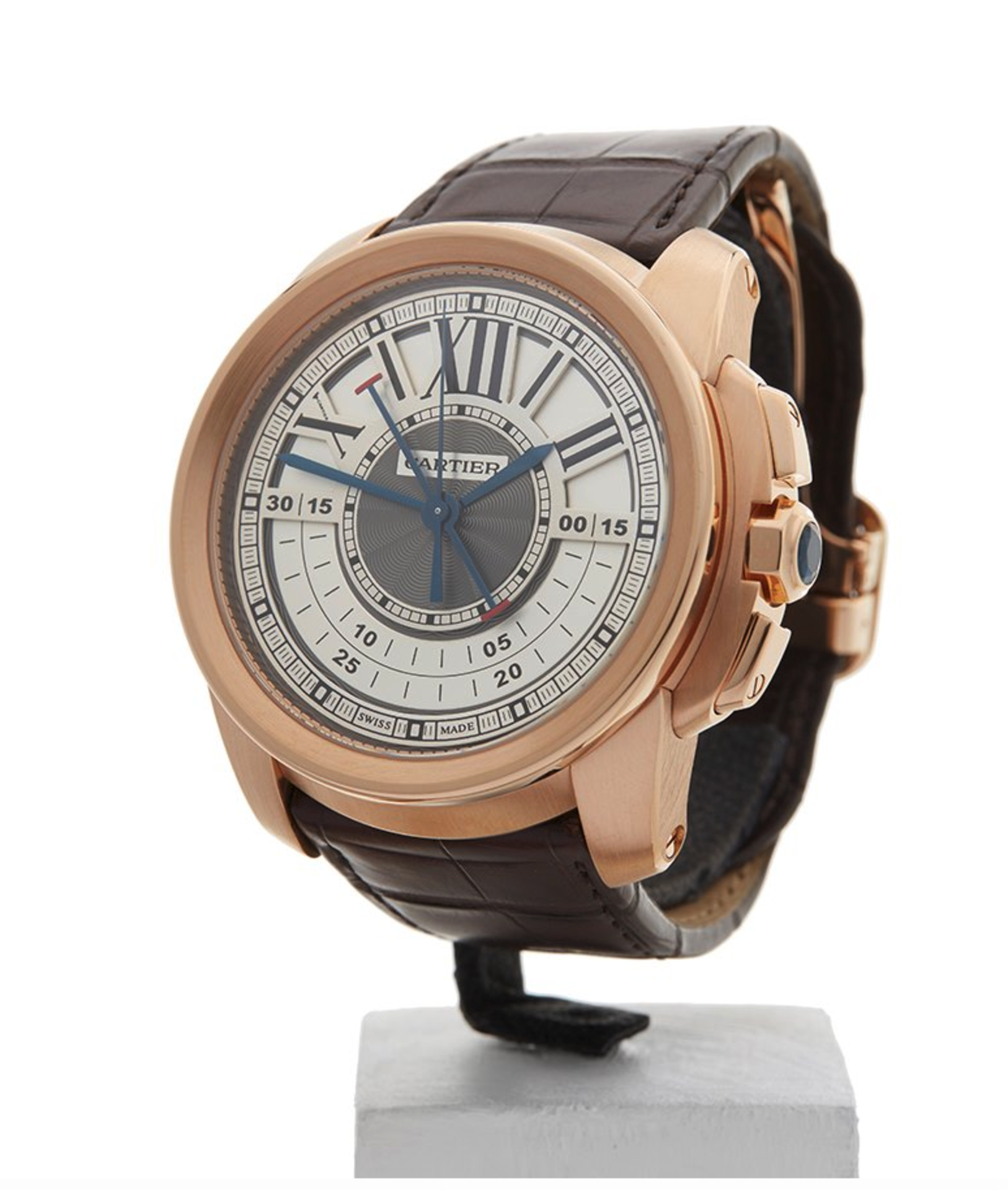 Cartier Calibre Central Chronograph 44mm 18K Rose Gold - 3242 or W7100004 - Bild 5 aus 9