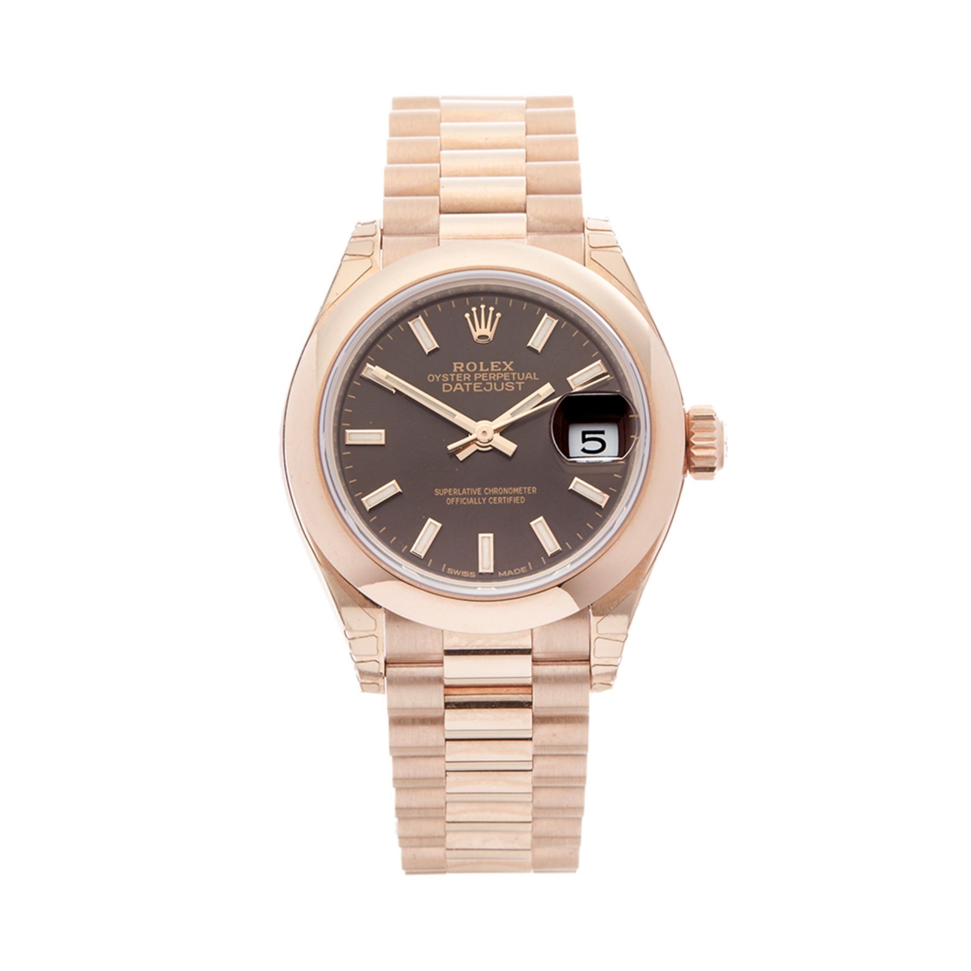 Rolex Datejust 28 28mm 18K Rose Gold - 279165 - Bild 2 aus 7