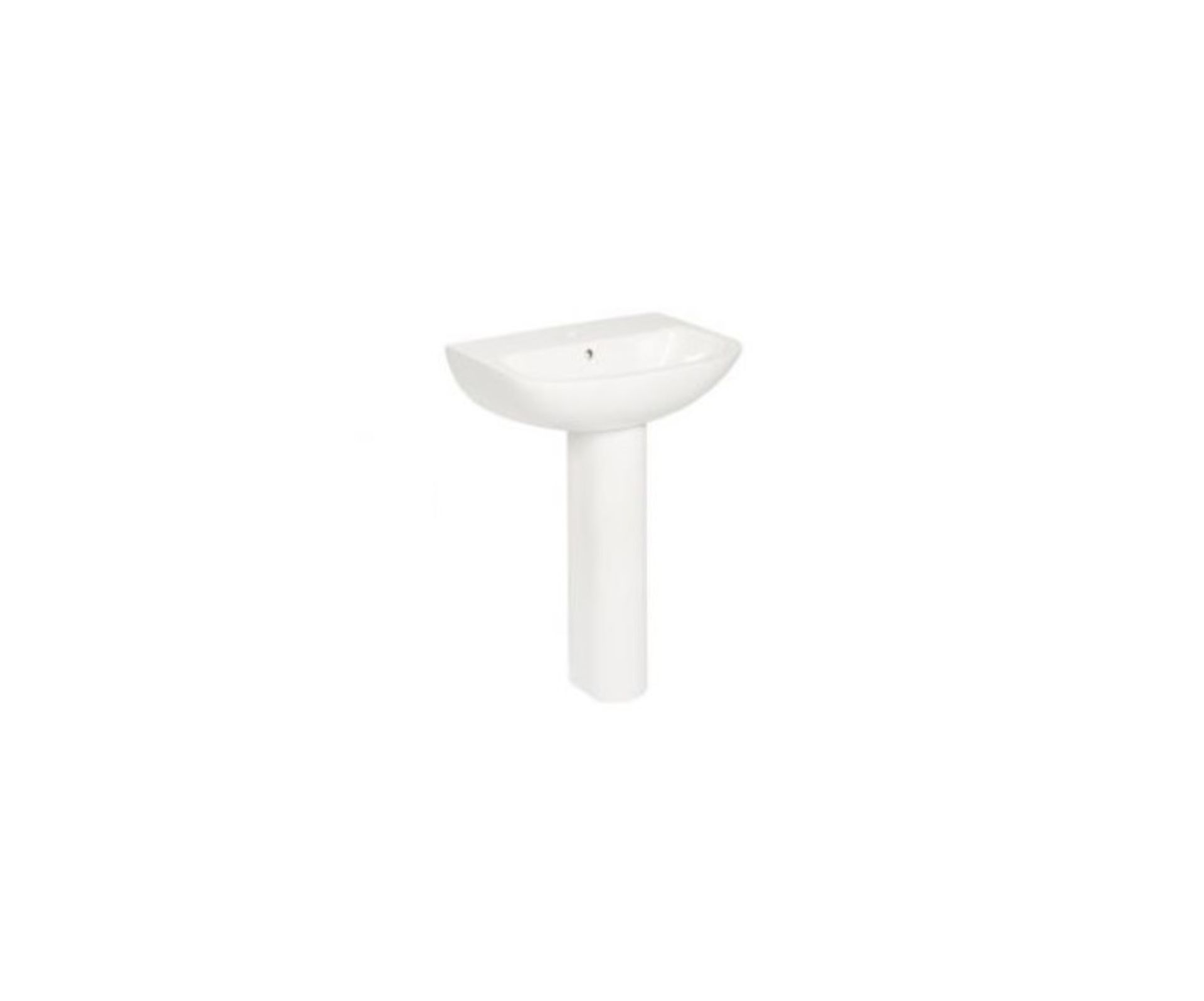 HELSTON FULL PEDESTAL BASIN WHITE BATHROOM