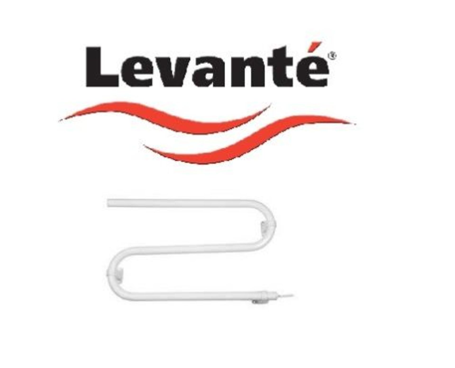Job Lot x 20 Levante White 35W S-Type Electric Towel Rail Bathroom Heater Warmer