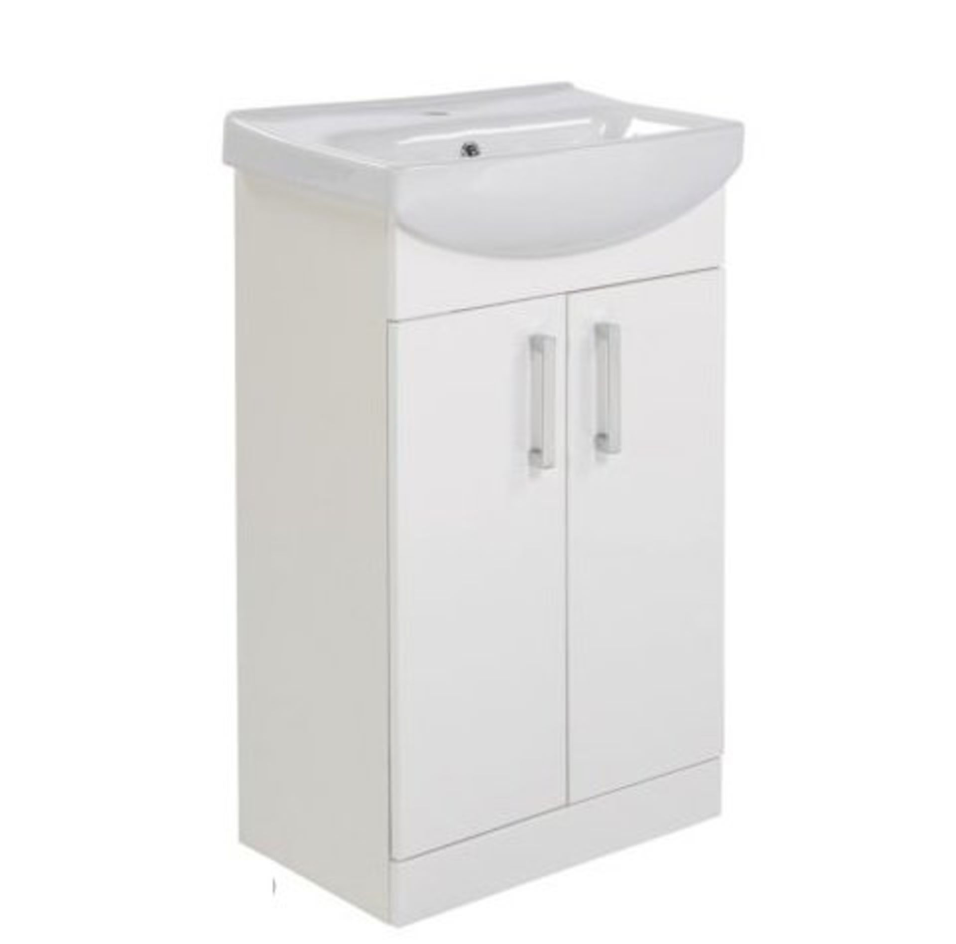 ARDENNO GLOSS WHITE VANITY UNIT & BASIN SET