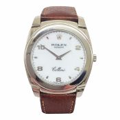 Vintage Rolex Cellini 5330, 18 Carat White Gold Mens Watch