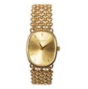 Vintage Patek Philippe Ellipse 1990s 18 Carat Yellow Gold Quartz Ladies Watch
