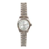 Vintage Rolex Datejust Platinum 79166 Ladies Watch