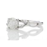 3106013-, *** RRP £17,450.00*** UNUSED - Certified by GIE 18ct White Gold Single Stone Diamond