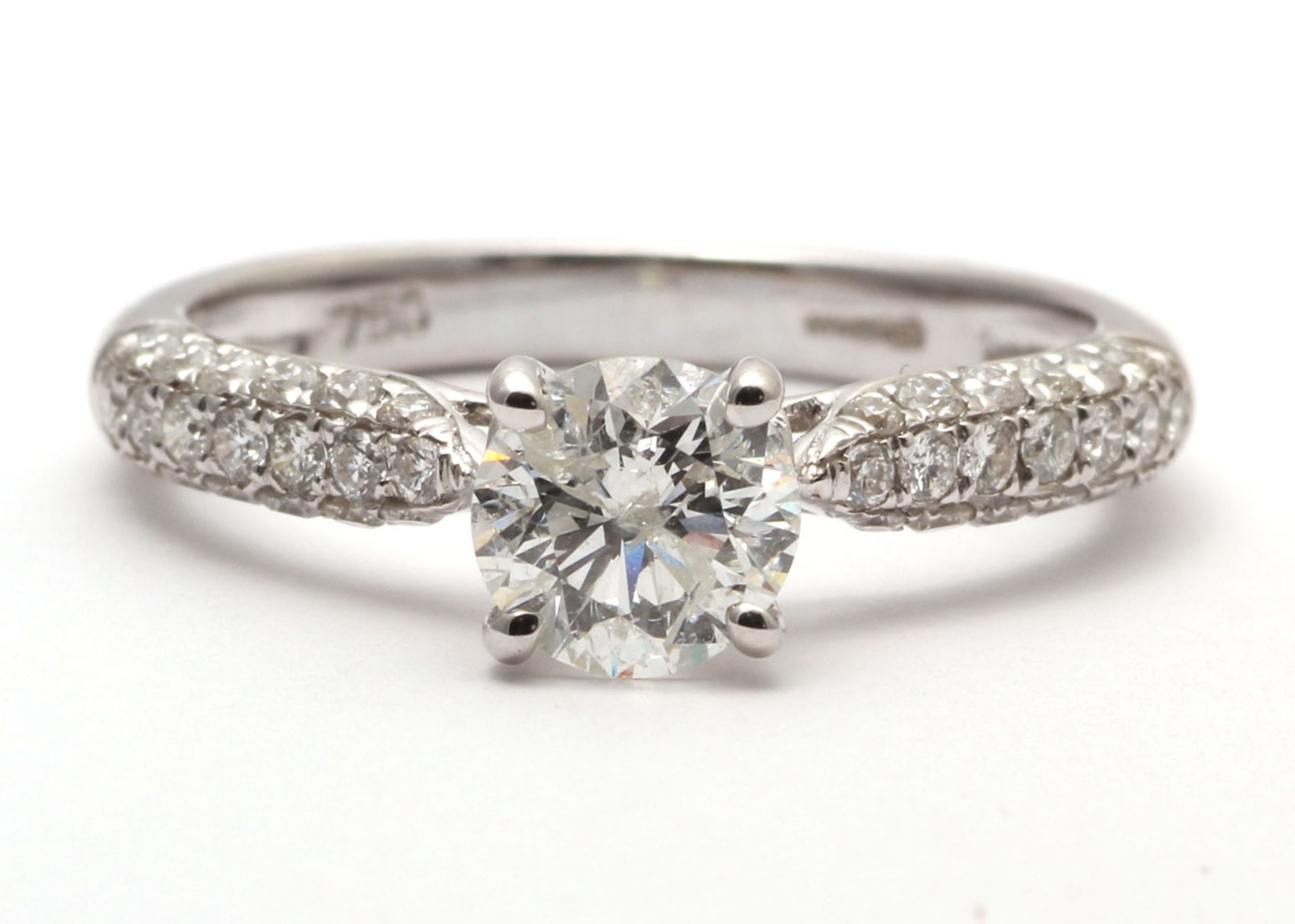 3113055-, *** RRP £16,775.00*** UNUSED - Certified by GIE 18ct White Gold Solitaire diamond Ring - Image 4 of 4