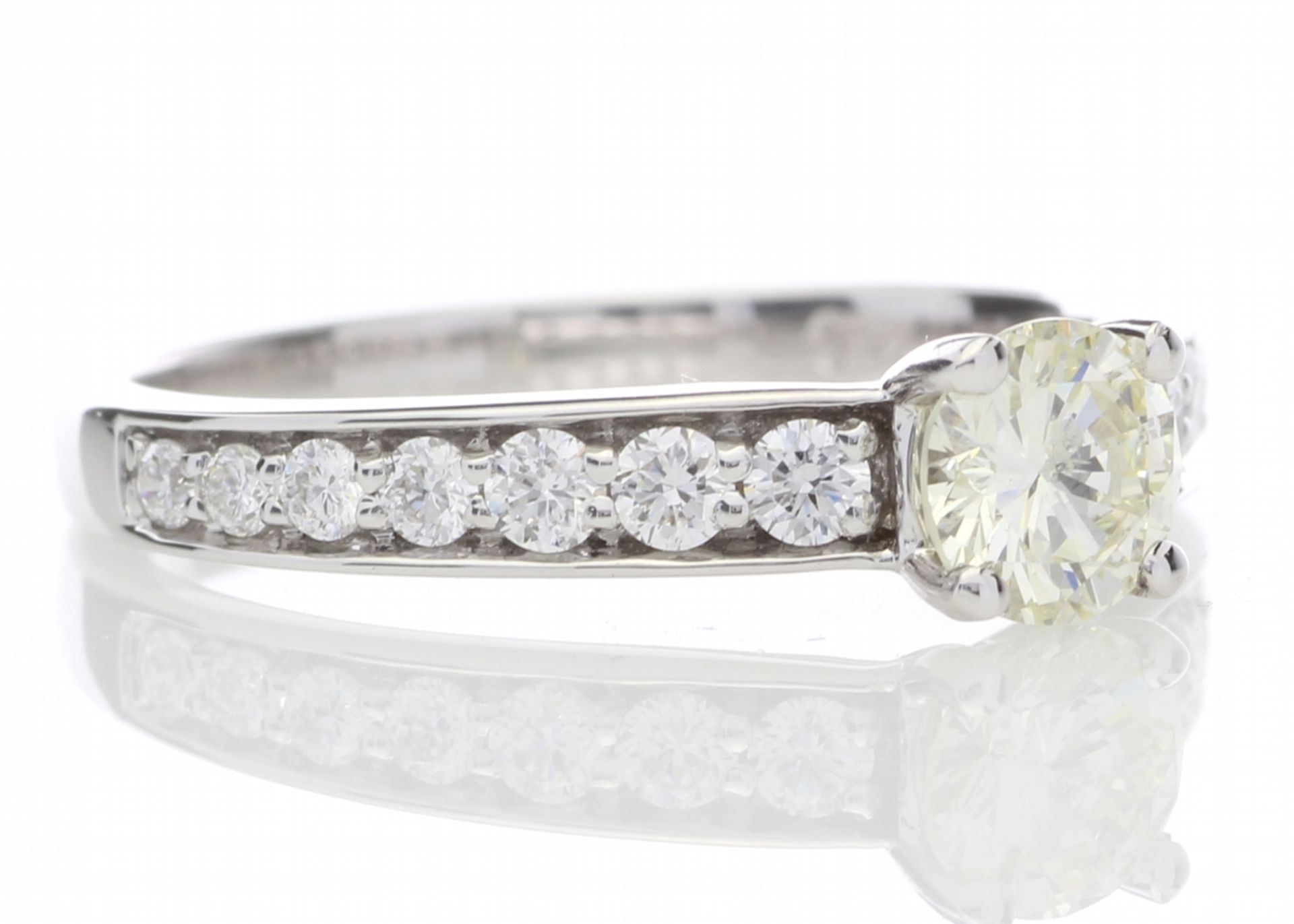 3113082-, *** RRP £9,250.00*** UNUSED - Certified by GIE 18ct White Gold Single Stone Diamond Ring - Image 3 of 4