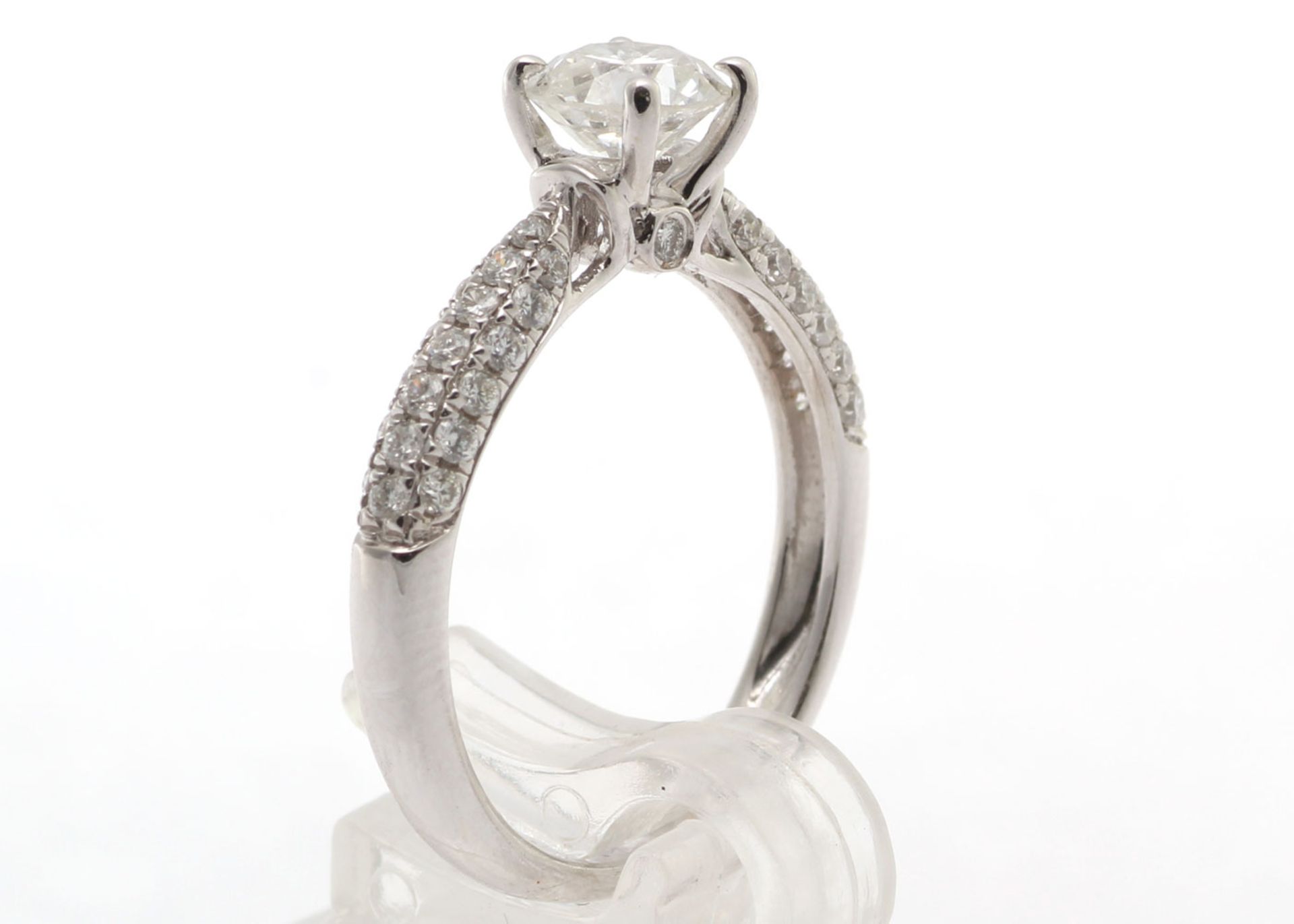 3113055-, *** RRP £16,775.00*** UNUSED - Certified by GIE 18ct White Gold Solitaire diamond Ring - Image 3 of 4