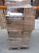 (A2) PALLET TO CONTAIN 28 ITEMS OF VARIOUS BATHROOM STOCK TO INCLUDE: BASIN, BASIN CABINETS, SHOWER,
