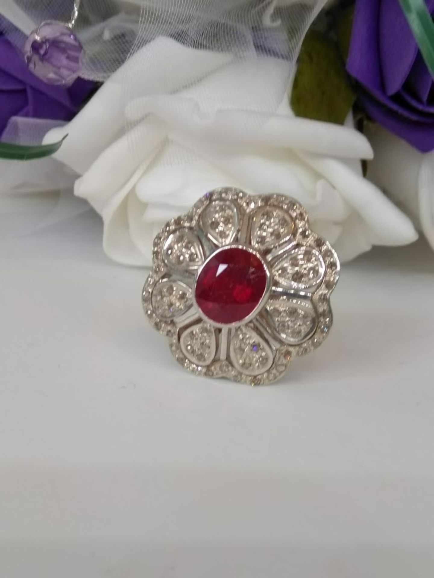 Ruby and Diamond Ring - Image 2 of 3