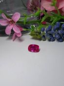 AGI Certified Natural 5.91 carat Spinel, Stunning Pink Colour - VS Clarity - Modified Cushion Shape