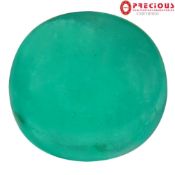 4.95 Carat PGTL & AGI Certified Fantastic Oval Cabochon (11 x 11mm) Colombian Emerald.