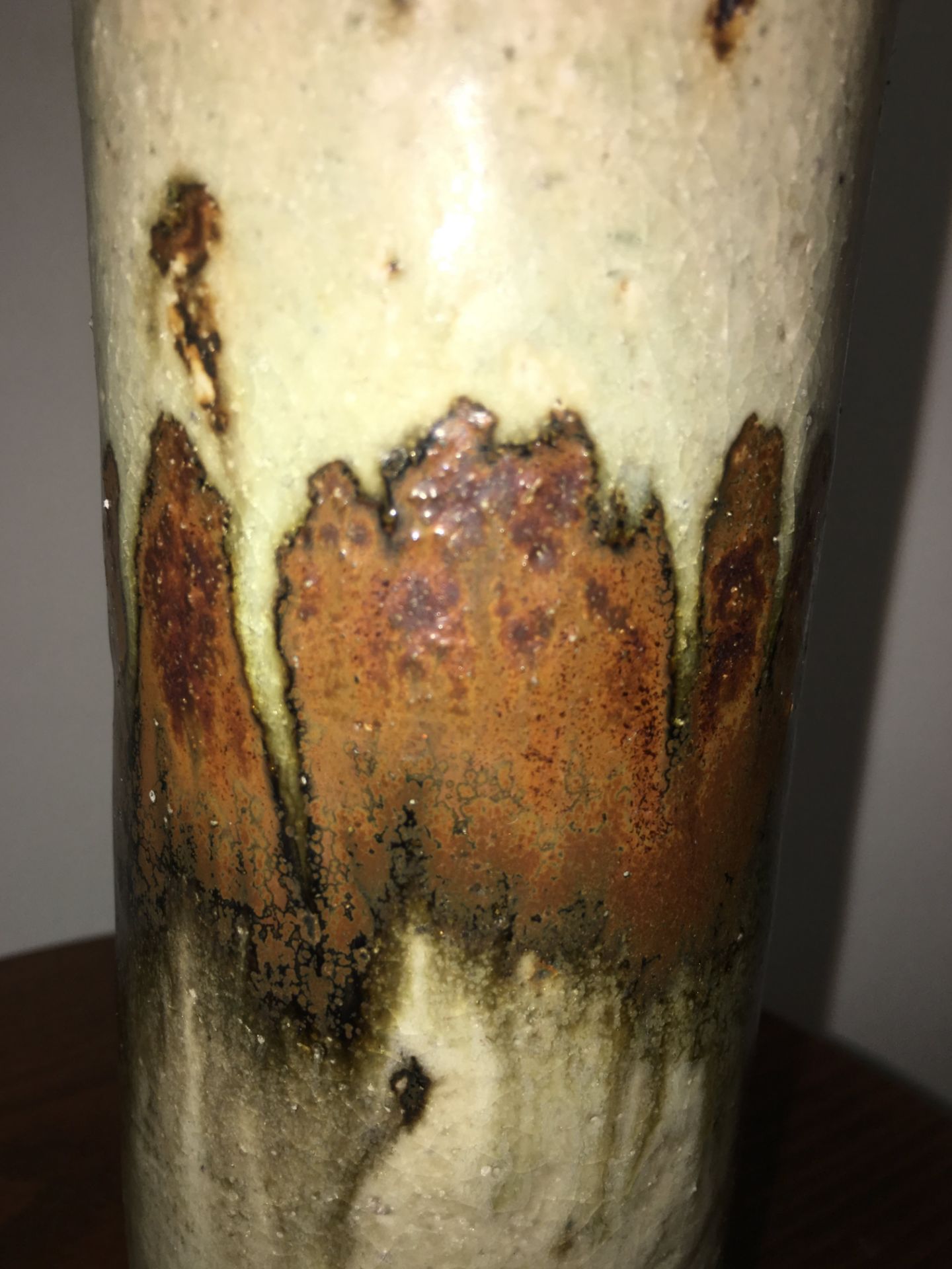 Stoneware Vase signed by Derek Davis 1926-2008 - Image 3 of 5