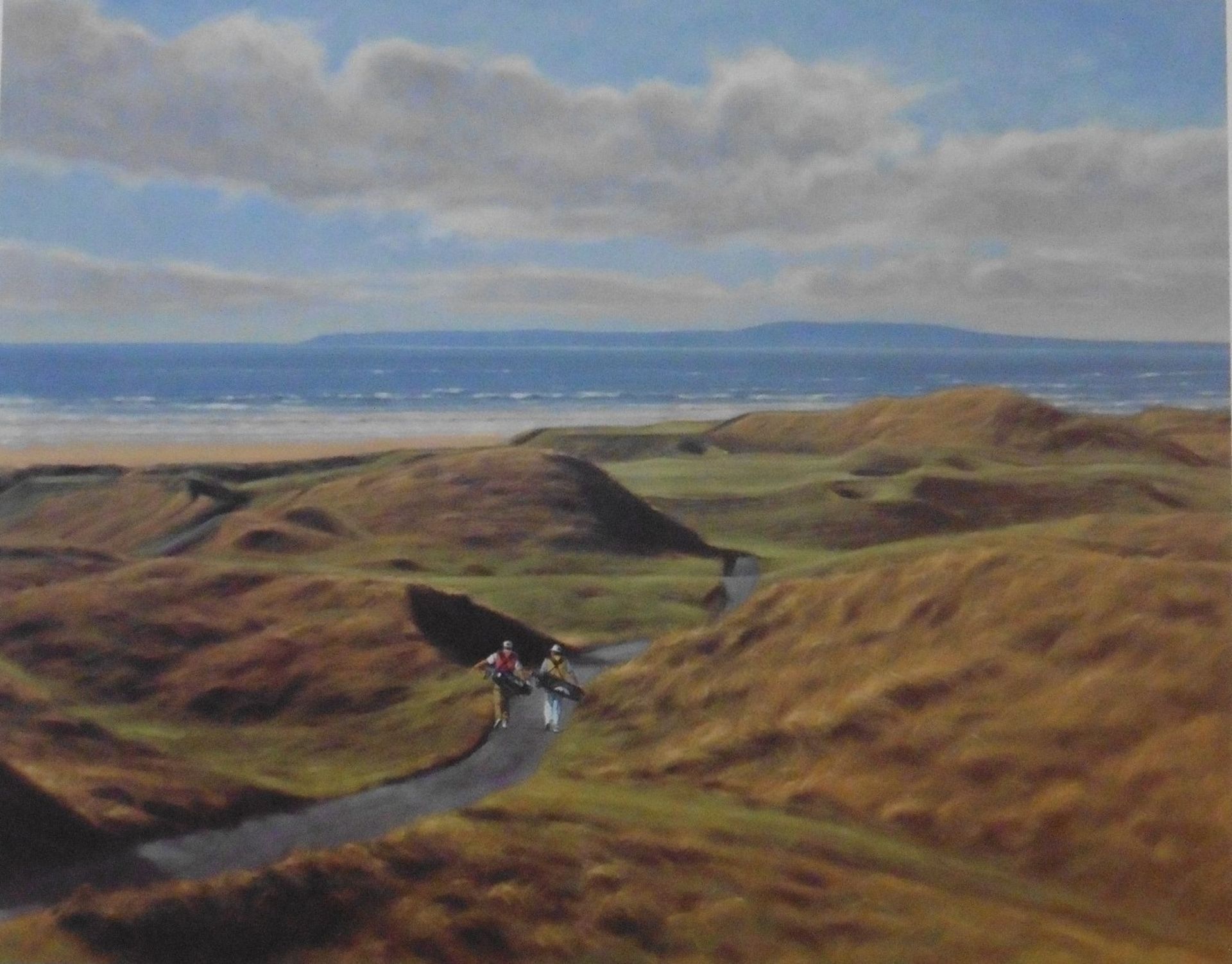 Signed artist proof 15th Ballybunion golf course by Scottish artist Peter Munro